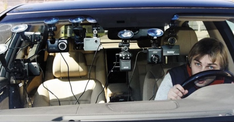 Create meme: driving, radar detector, logger in the car