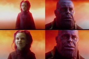 Create meme: MEM malloc, Thanos meme price of just the pattern, Thanos and gamora meme