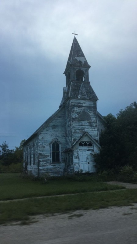 Create meme: old church, the abandoned church of Satan, Church 