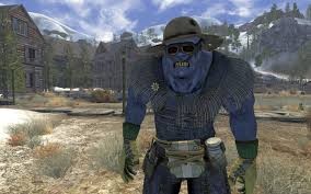 Create meme: fallout , fallout: new vegas, supermutant new vegas