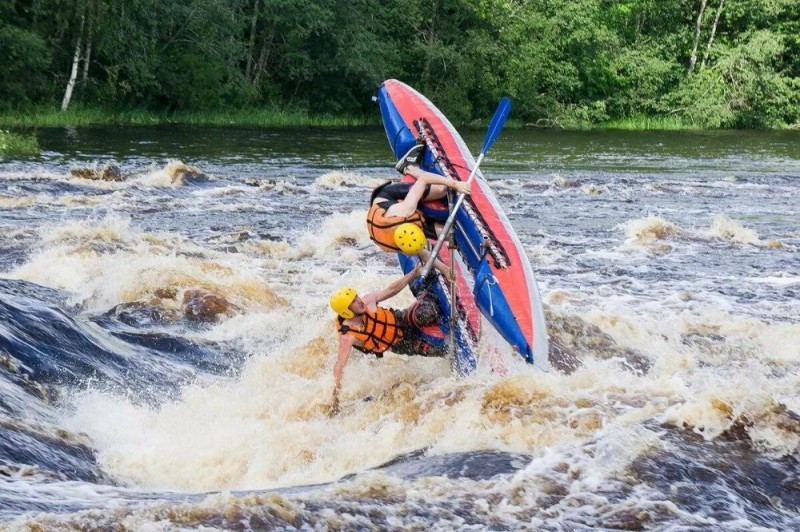 Create meme: rafting Karelia, rafting Karelia, Sudogda river rafting