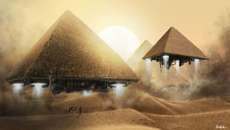 Create meme: Egyptian pyramids art, secrets of the Egyptian pyramids, egypt pyramids