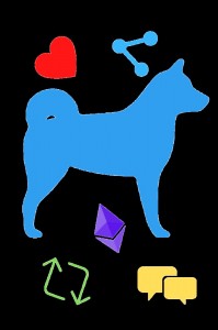 Create meme: dog, Basenji, the silhouette of the dog