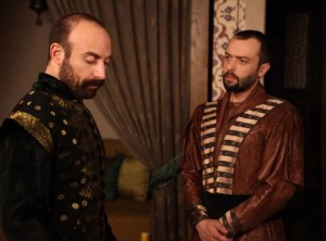 Создать мем: халит эргенч султан сулейман, ибрагим паша великолепный век, султан сулейман великолепный век