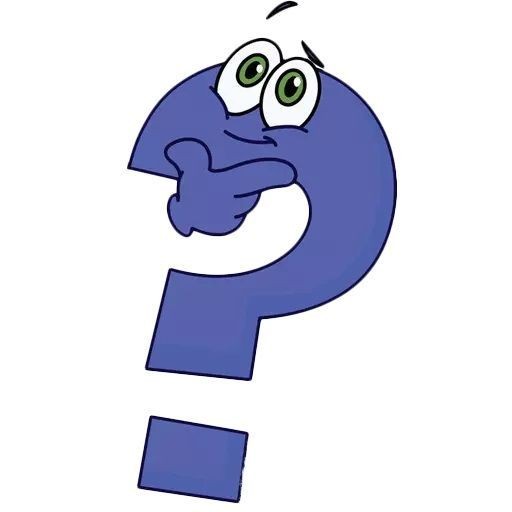 Create meme: question marks, the question mark, question mark for children