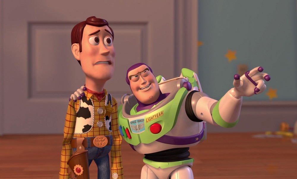 #Toy story 2. Copy link. #buzz Lightyear and woody. 