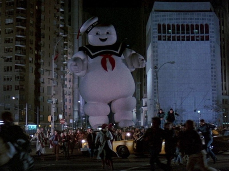 Create meme: Marshmallow Man Ghostbusters, Ghostbusters movie 1984, ghostbusters 1984 marshmallow Man