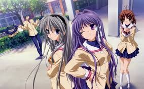 Создать мем: толпа школьников, kyou, anime hd