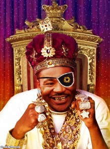 Create meme: Obama the king, hip hop bling, Niger with a gold chain