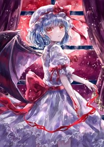 Создать мем: touhou remilia, ремилия скарлетт из touhou, touhou project