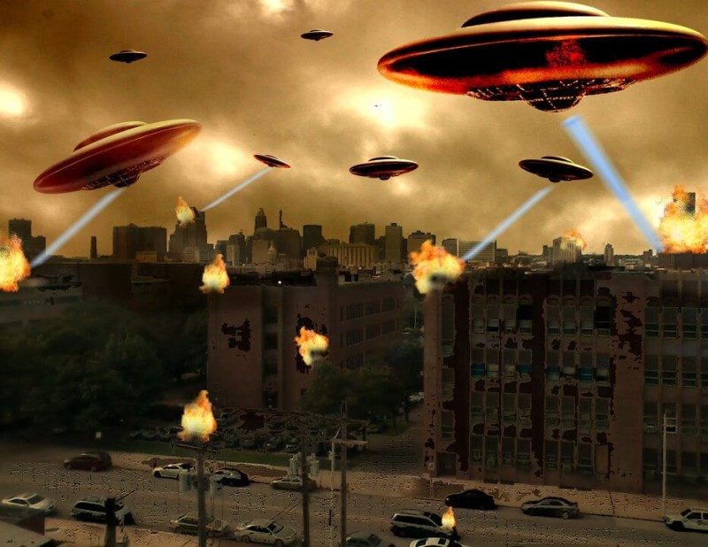 Create meme: alien invasion, alien invasion, alien invasion