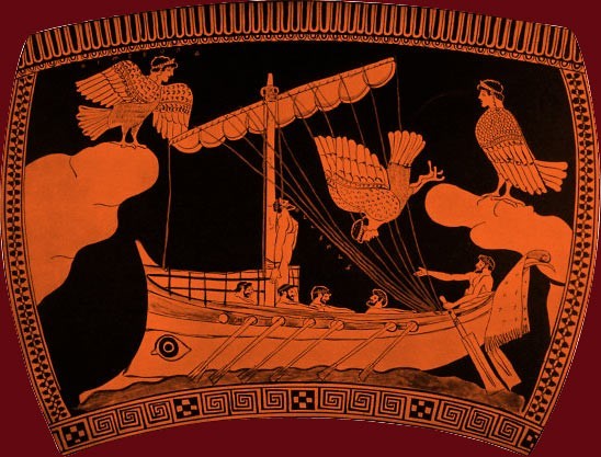 Create meme: illustration to Homer's poem Odyssey, ancient Greece , Homer's Odyssey illustrations