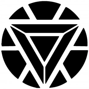 Создать мем: железный человек логотип эмблема, реактор железного человека тату, реактор железного человека вектор
