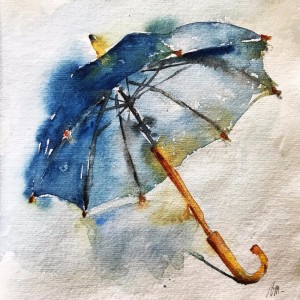 Создать мем: зонт рисунок, рисовать зонтик фантазийный, зонтик