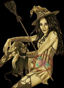 Create meme: the girl with the Raven pictures, sexy witch, the witch on a transparent background