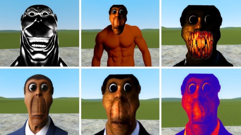 Create meme: garry’s mod, obunga, obunga nextbot