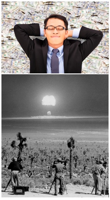 Создать мем: мирные ядерные взрывы, после ядерной войны, дневные мемы