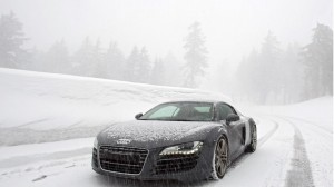 Create meme: Audi winter photo stamps, winter is coming, pictures of the Audi in the winter