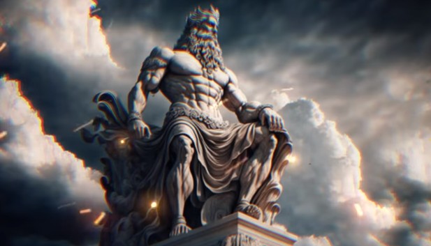 Create meme: zeus, the god zeus, Zeus is the god of thunder