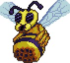 Создать мем: пчела, террария королева пчел, пчела террария