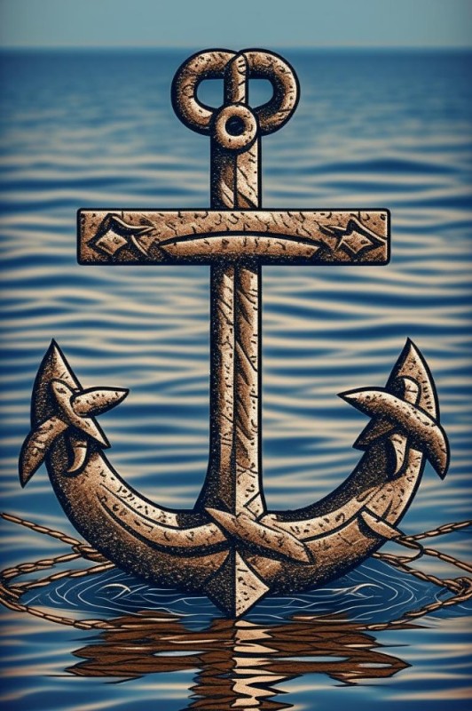 Создать мем: якорь корабля, морской якорь, the anchor
