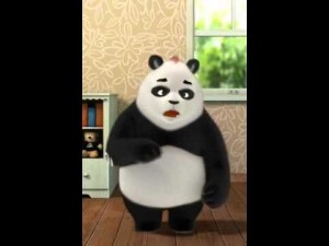 Create meme: panda, Lost my voice