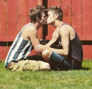 Teen Boys Kissing