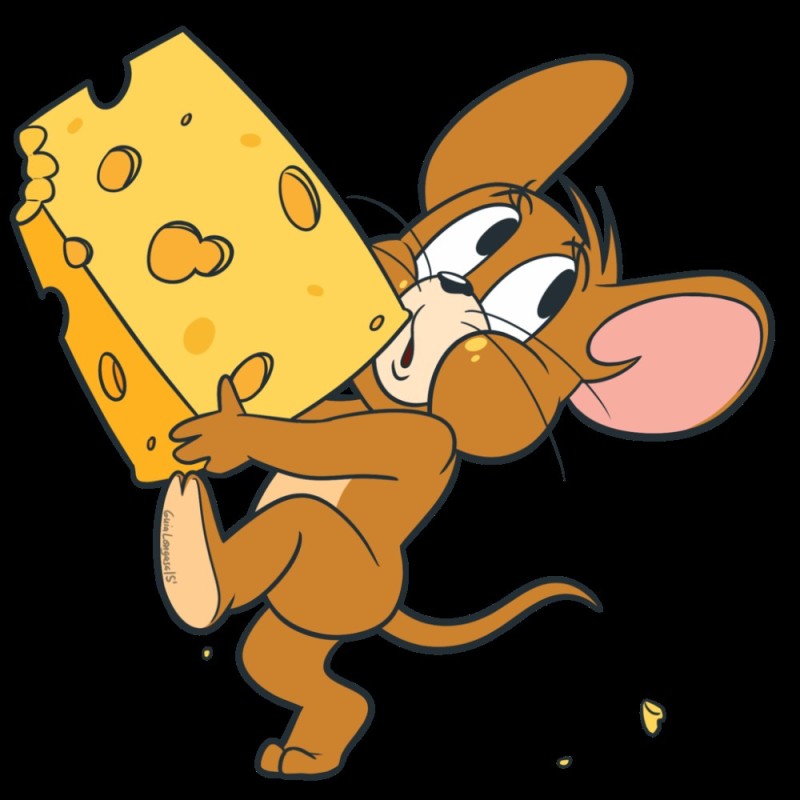 Создать мем: jerry mouse квадрат, джерри с сыром, джерри мышонок