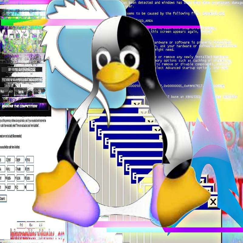 Создать мем: linux в интернете, linux penguin, лучший линукс