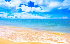 Create meme: background, beach, blue sea