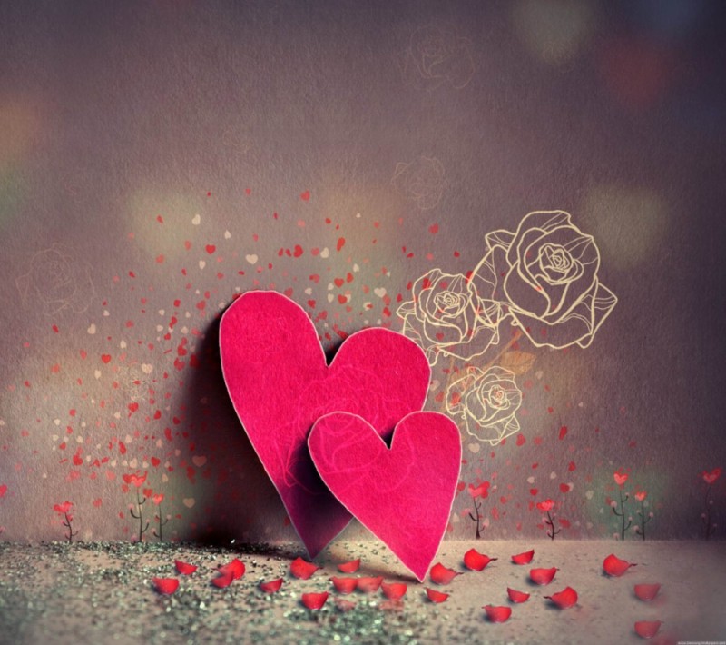Создать мем: сердечки красивые, сердце с любовью, фон день святого валентина