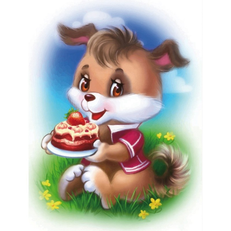 Create meme: happy birthday 2 years old, happy birthday little animals, children's postcards