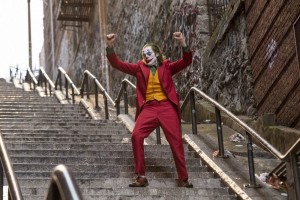 Create meme: Joker dance on the stairs, meme Joker on the stairs, Joker 2019