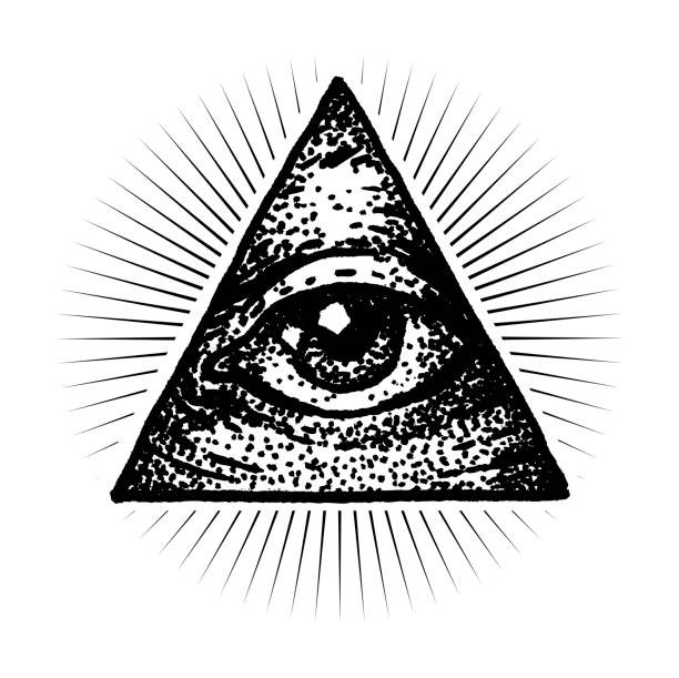 Create meme: the all-seeing eye, the all-seeing eye of the Illuminati, illuminati symbol
