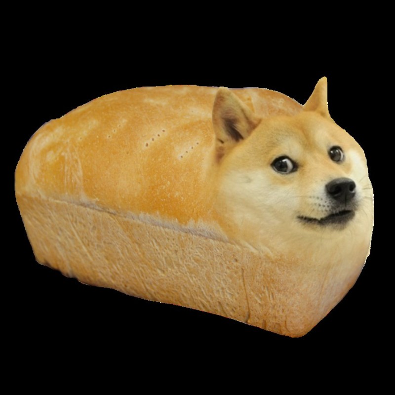 Создать мем: doge хлеб, догги хлеб, доги мем