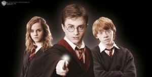 Create meme: Harry Potter Ron and Hermione