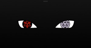 Create meme: tattoo rinnengan Sharingan, 2 Sharingan eyes, eyes Sharingan and rinnegan