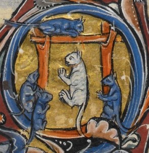 Create meme: lynx in medieval bestiaries, medieval art, medieval cats