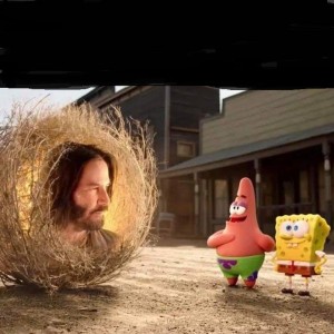 Create meme: Keanu Reeves spongebob, screenshot, Keanu Reeves