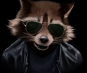 Create meme: raccoon, raccoon art, raccoon glasses