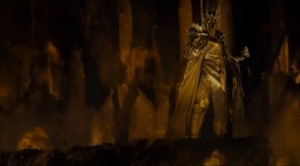 Создать мем: саурон, саурон великий повелитель земли, показать саурон из фильма властелин колец братство кольца 2001
