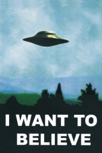 Create meme: I want to believe