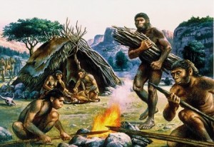 Create meme: presentation people, history of the ancient world, homo erectus fishing