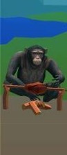 Создать мем: обезьяна с backwoods, обезьяна смешная, обезьяна управляет