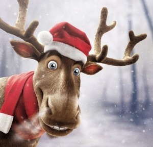 Create meme: Christmas deer, deer, Christmas deer