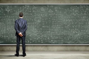 Create meme: problem, blackboard, science