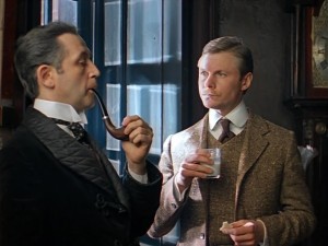 Создать мем: шерлок холмс и доктор ватсон приколы, шерлок холмс элементарно ватсон, элементарно ватсон