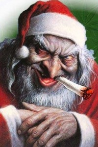 Create meme: angry Santa, evil Santa Claus, angry Santa Claus