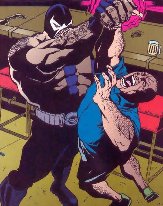 Create meme: bane 1992, superhero comics, bane 1993