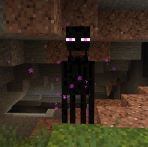 Create meme: game minecraft enderman